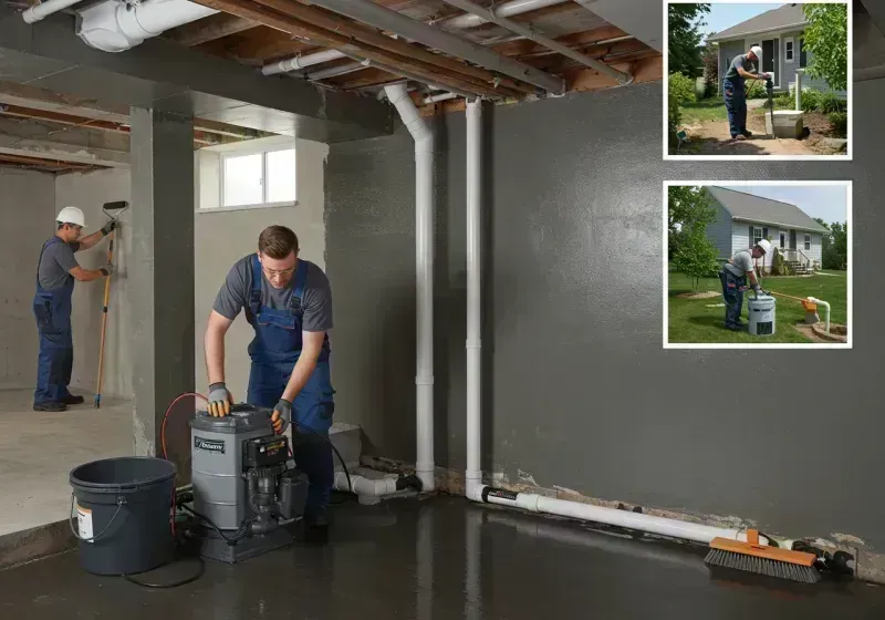 Basement Waterproofing and Flood Prevention process in Rosiclare, IL